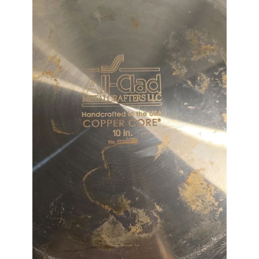 All-Clad D3 10 Inch Stainless Steel Frying Pan Copper Core
